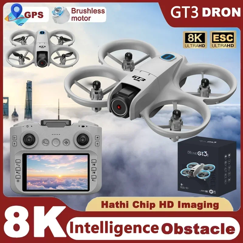 Drone Camera With Gimbal - GT3 미니 신형 드론 RC 쿼드콥터