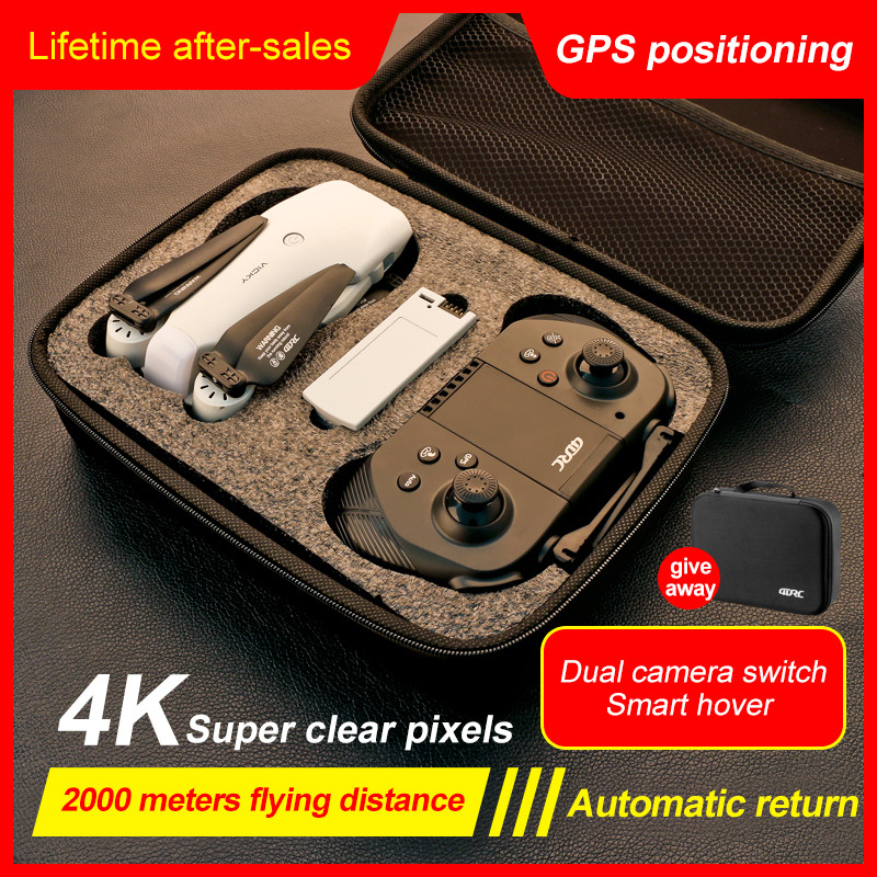 2021 GPS가 포함된 새로운 4K HD 듀얼 카메라 - Drone Camera Wide Angle 리뷰 및 가격