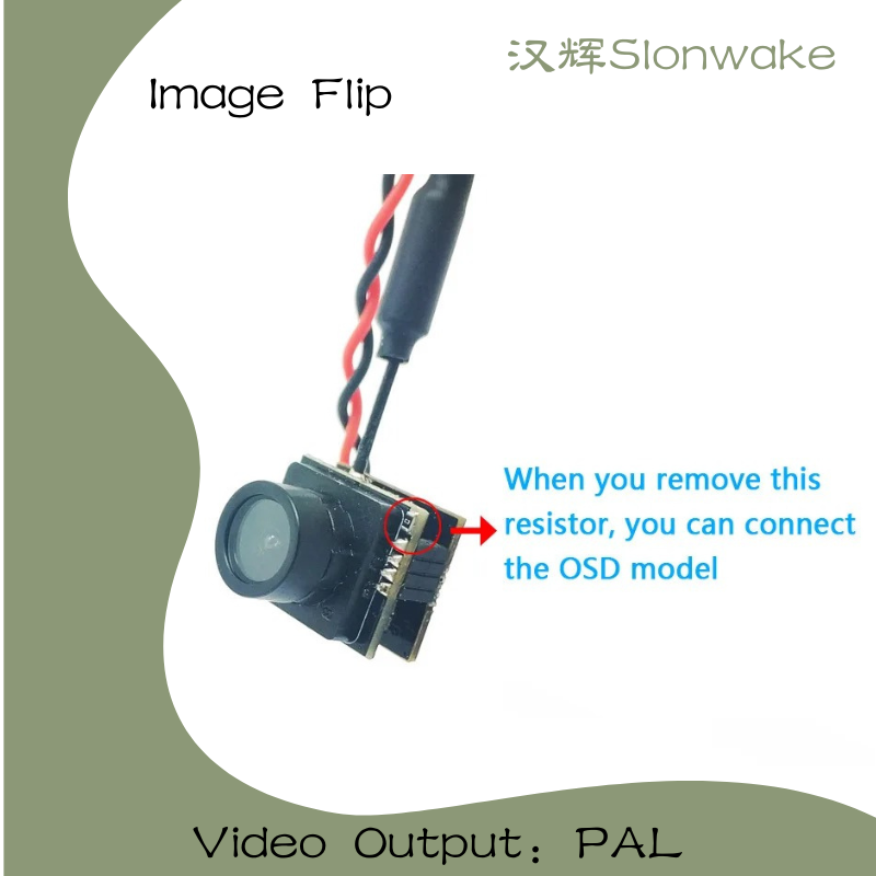 슬론웨이크 5.8G 48CH 25mW FPV VTX & - Drone Camera Wide Angle 리뷰 및 가격