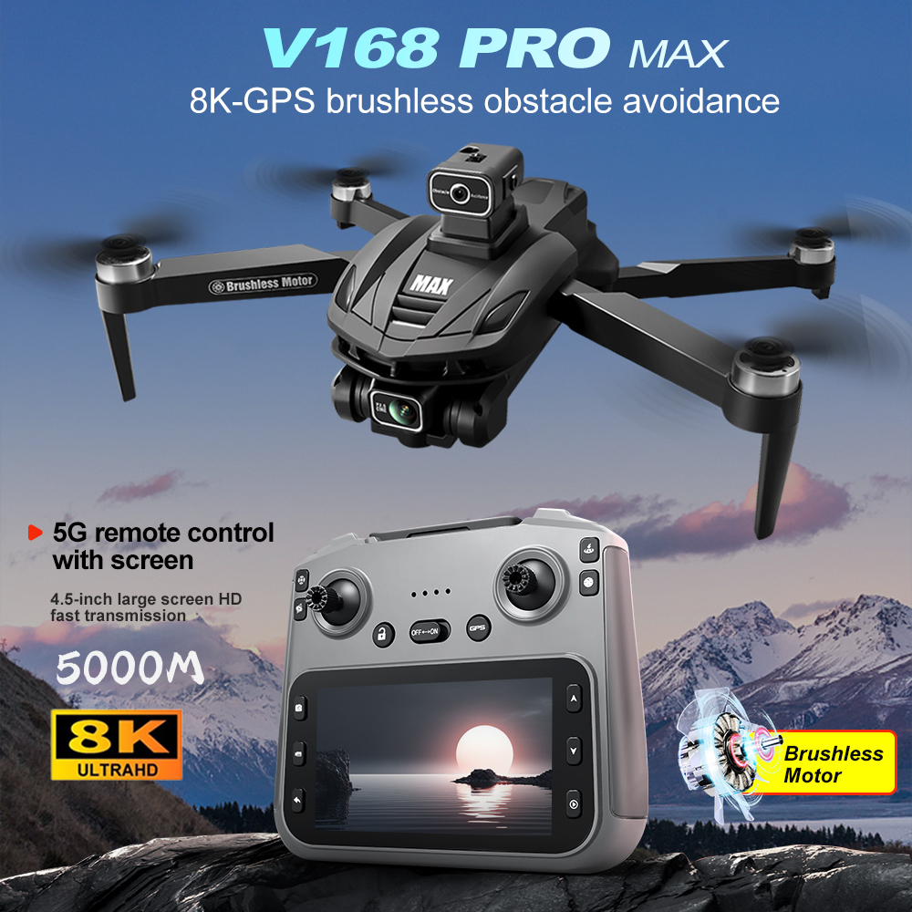 V168 PRO Max GPS 드론 8K 전문가용 HD - Drone Camera 4K 리뷰 및 가격